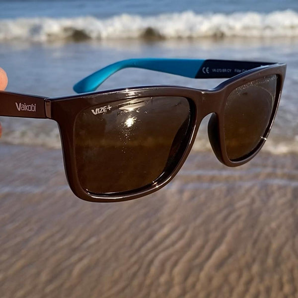 Vaikobi - Viento Polarized Sunglasses - Brown/Amber – OnTheWater360