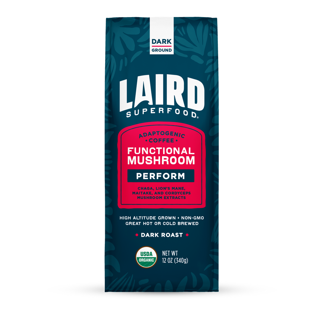 Organic PERFORM Functional Mushroom Coffee - Dark Roast Ground