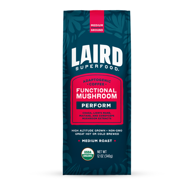 Organic PERFORM Functional Mushroom Coffee - Medium Roast Ground