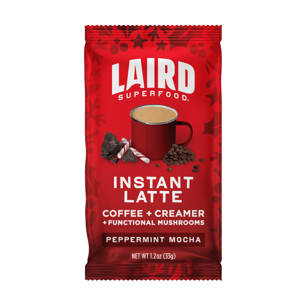 Peppermint Mocha Instant Latte Singles with Adaptogens