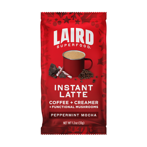 Peppermint Mocha Instant Latte Singles with Adaptogens