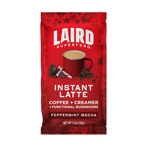 Peppermint Mocha Instant Latte Singles with Adaptogens