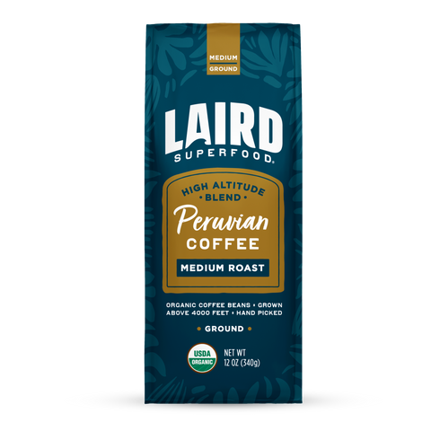 Organic Peruvian Medium Roast Ground Coffee