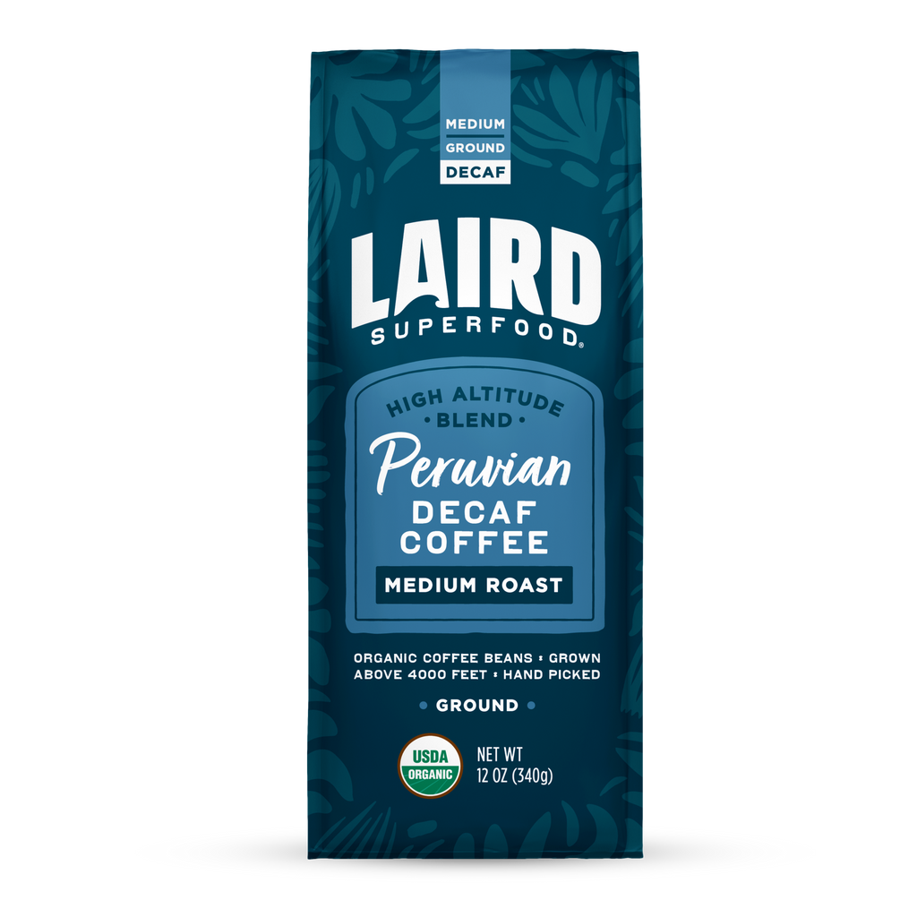 Organic Peruvian Medium Roast Decaf Ground Coffee