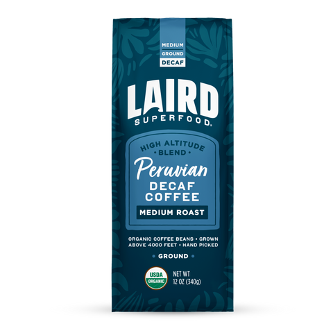 Organic Peruvian Medium Roast Decaf Ground Coffee