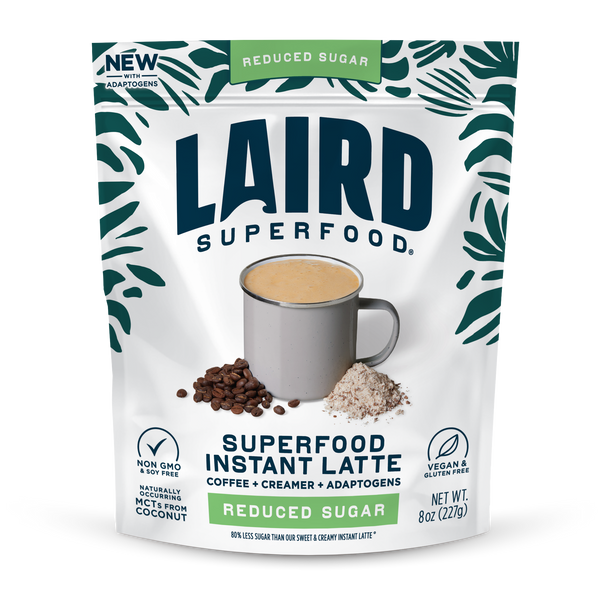 Reduced Sugar Instant Latte with Adaptogens