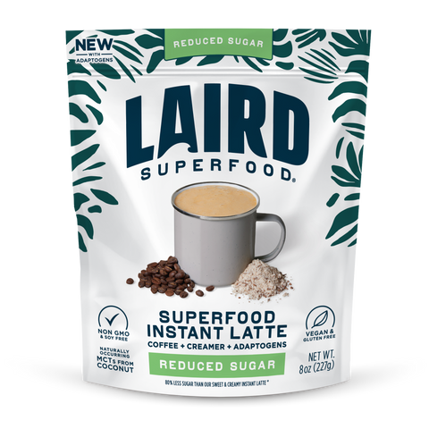 Reduced Sugar Instant Latte with Adaptogens